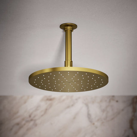 Contemporary Round 10" single-function rainhead, 2.5 gpm