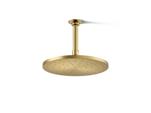 Contemporary Round 10" single-function rainhead, 2.5 gpm