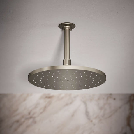 Contemporary Round 10" single-function rainhead, 2.5 gpm