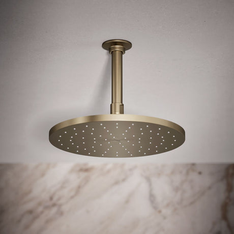 Contemporary Round 10" single-function rainhead, 1.75 gpm