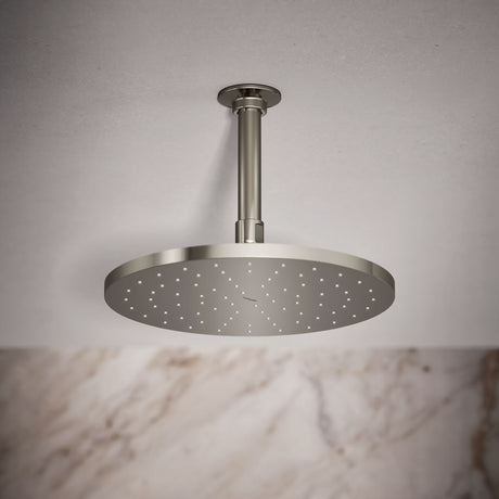 Contemporary Round 10" single-function rainhead, 2.5 gpm