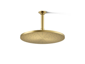 Contemporary Round 12" single-function rainhead, 2.5 gpm