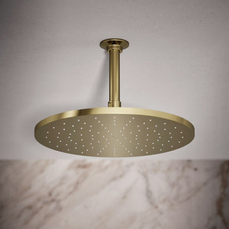 Contemporary Round 12" single-function rainhead, 2.5 gpm