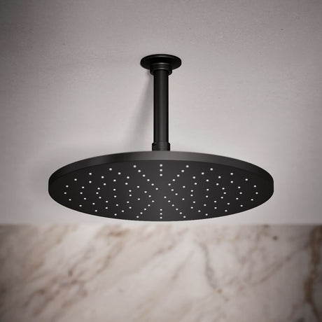 Contemporary Round 12" single-function rainhead, 2.5 gpm