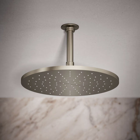 Contemporary Round 12" single-function rainhead, 2.5 gpm