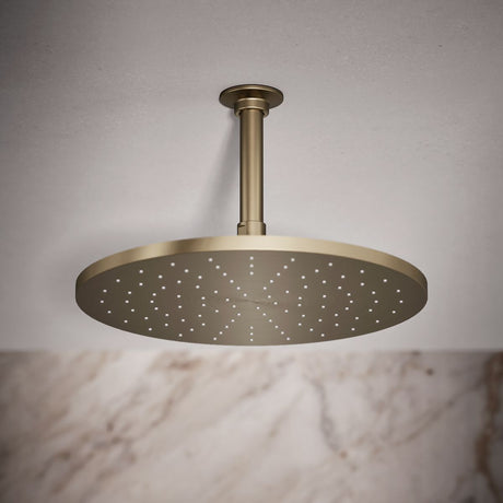 Contemporary Round 12" single-function rainhead, 2.5 gpm