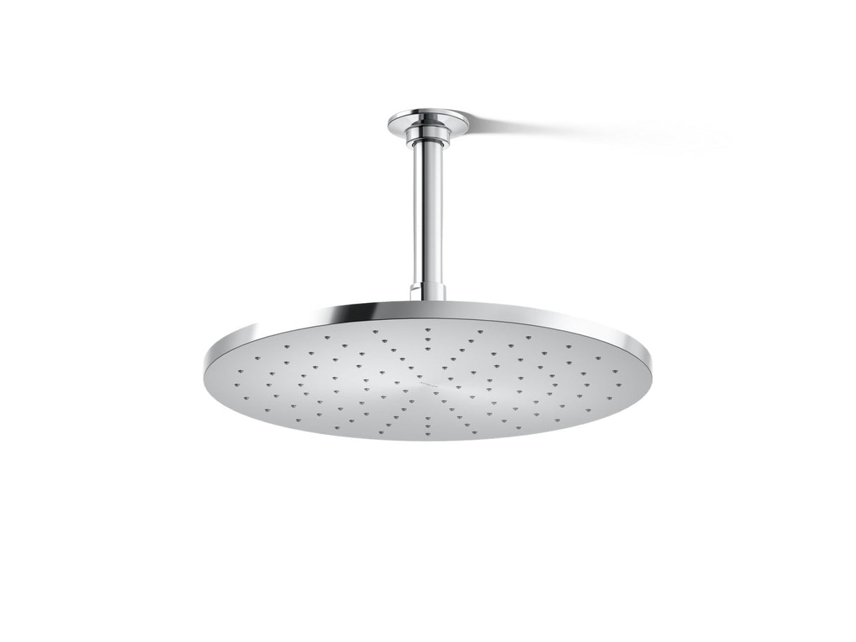 Contemporary Round 12" single-function rainhead, 2.5 gpm
