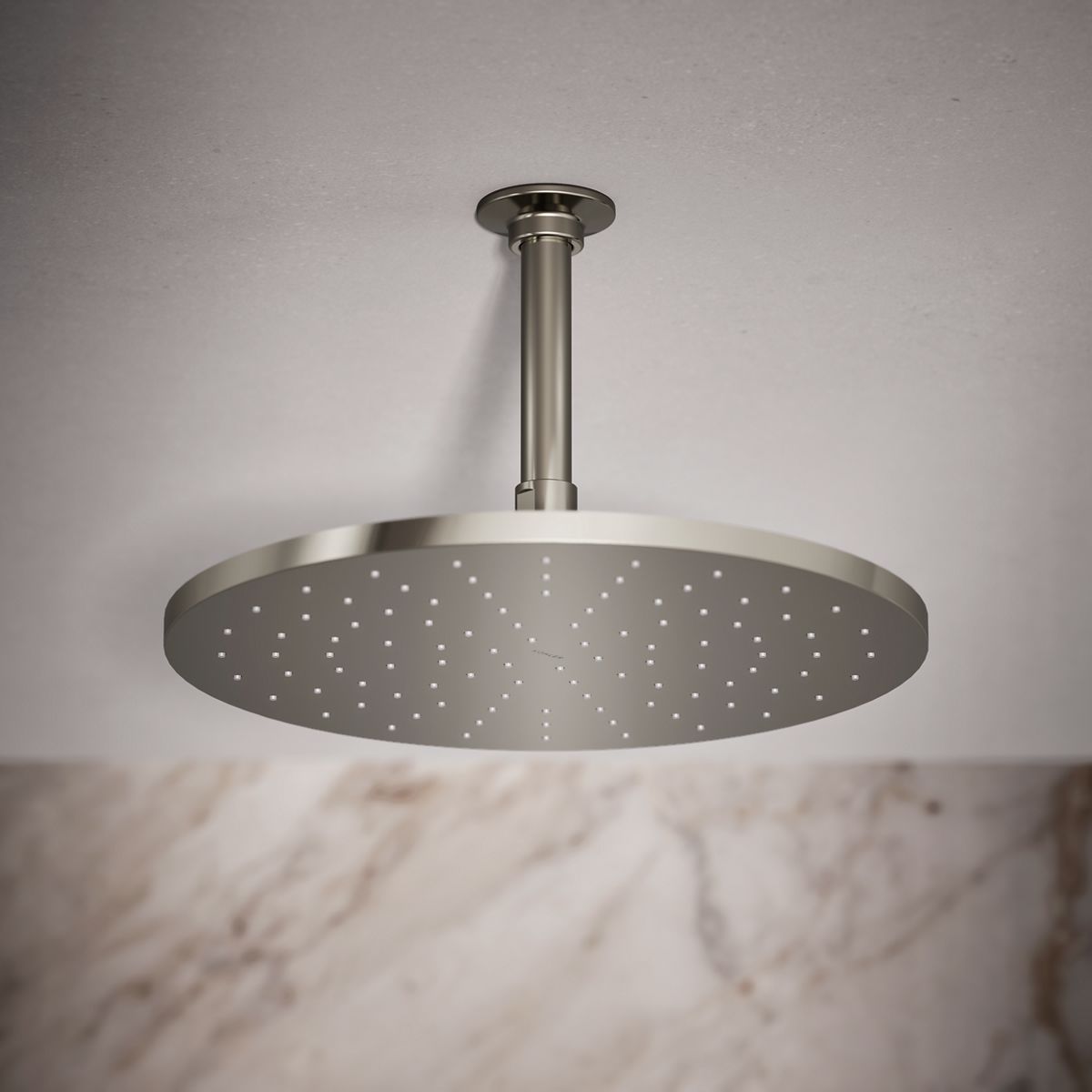 Contemporary Round 12" single-function rainhead, 2.5 gpm