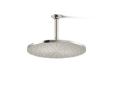 Contemporary Round 12" single-function rainhead, 2.5 gpm