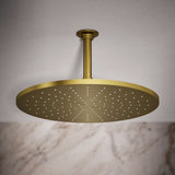 Contemporary Round 14” single-function rainhead, 2.5 gpm