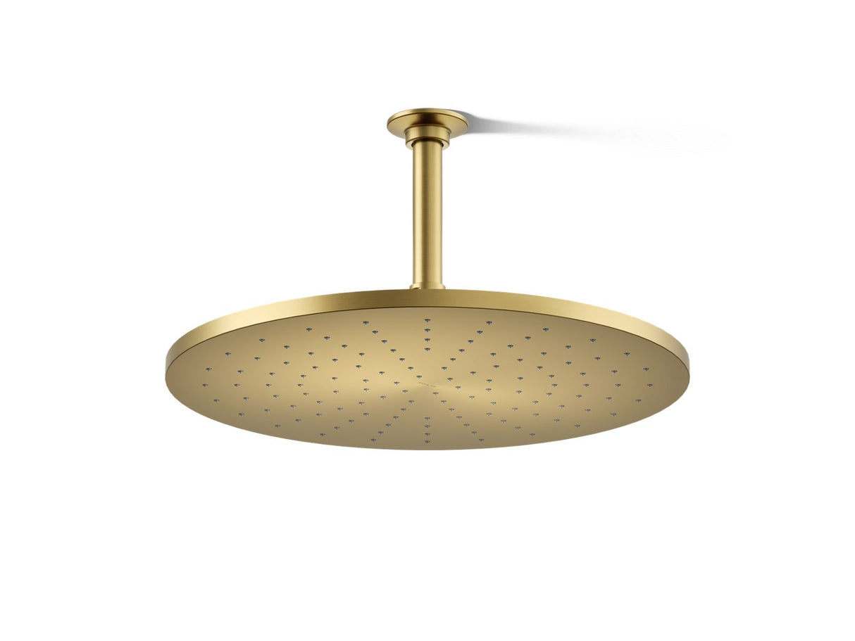 Contemporary Round 14” single-function rainhead, 2.5 gpm
