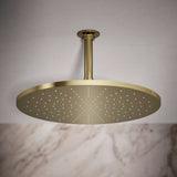 Contemporary Round 14” single-function rainhead, 2.5 gpm
