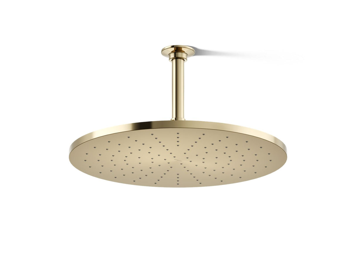 Contemporary Round 14” single-function rainhead, 2.5 gpm