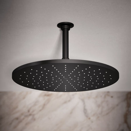 Contemporary Round 14” single-function rainhead, 2.5 gpm