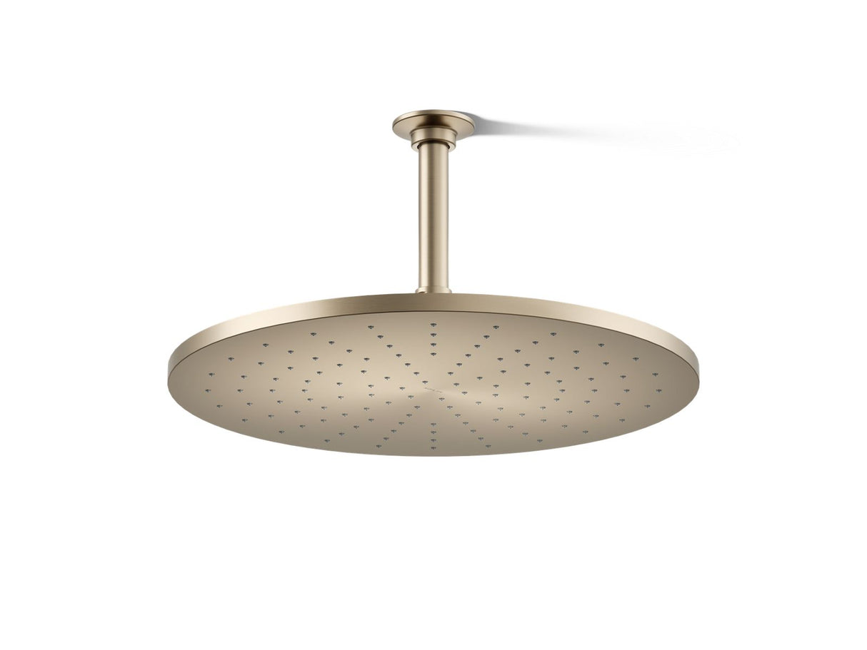 Contemporary Round 14” single-function rainhead, 2.5 gpm