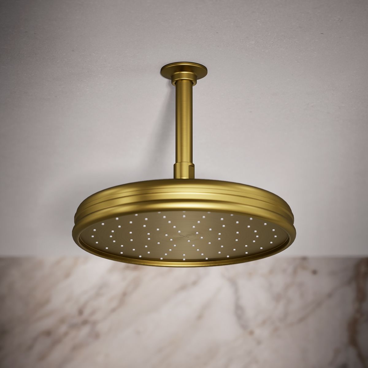Traditional 10" single-function rainhead, 1.75 gpm