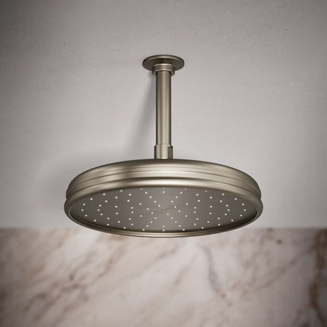 Traditional 10" single-function rainhead, 2.5 gpm