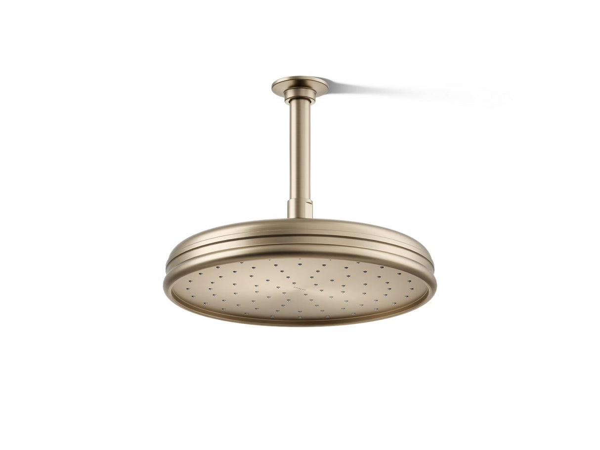 Traditional 10" single-function rainhead, 2.5 gpm