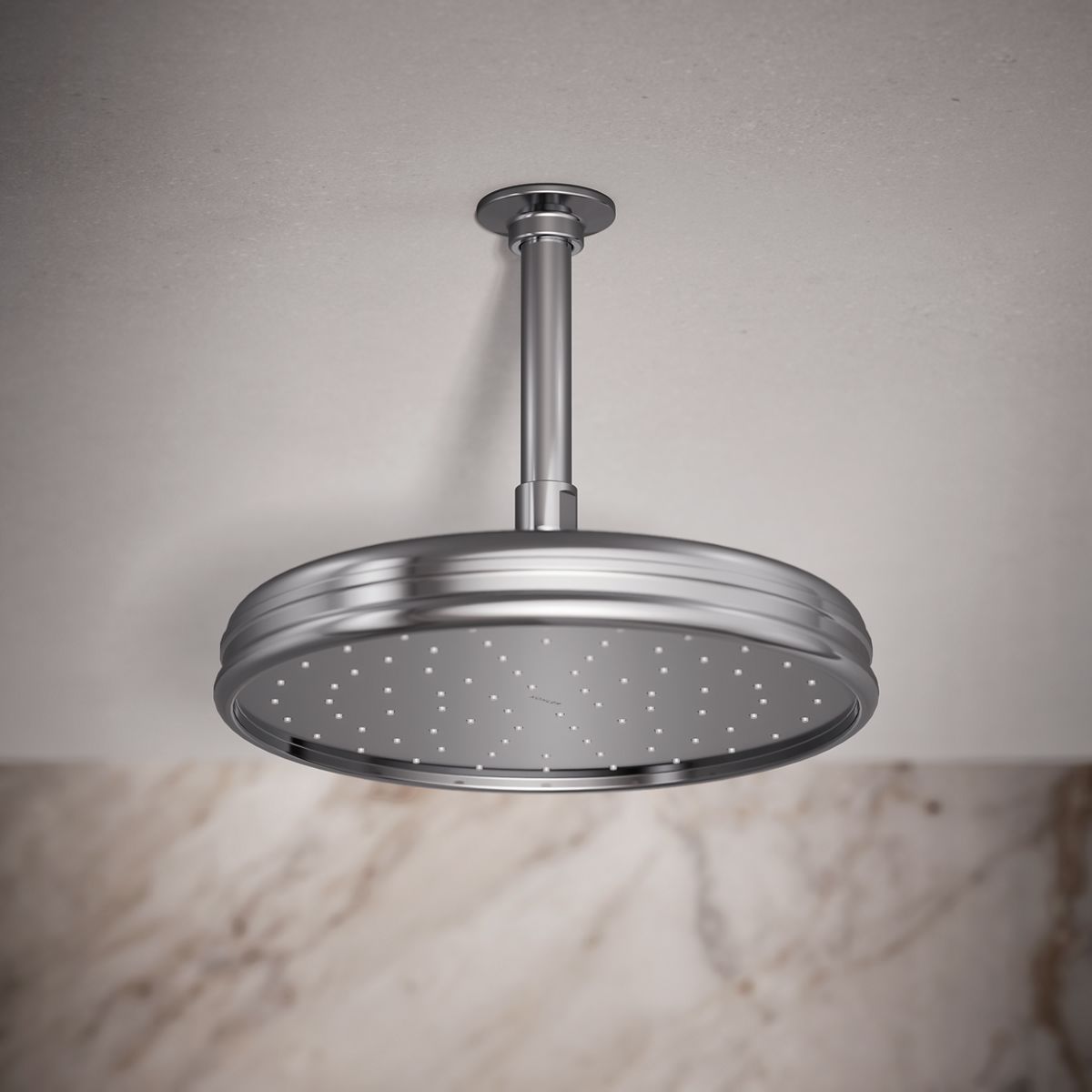 Traditional 10" single-function rainhead, 1.75 gpm
