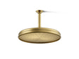 Traditional 12" single-function rainhead, 2.5 gpm