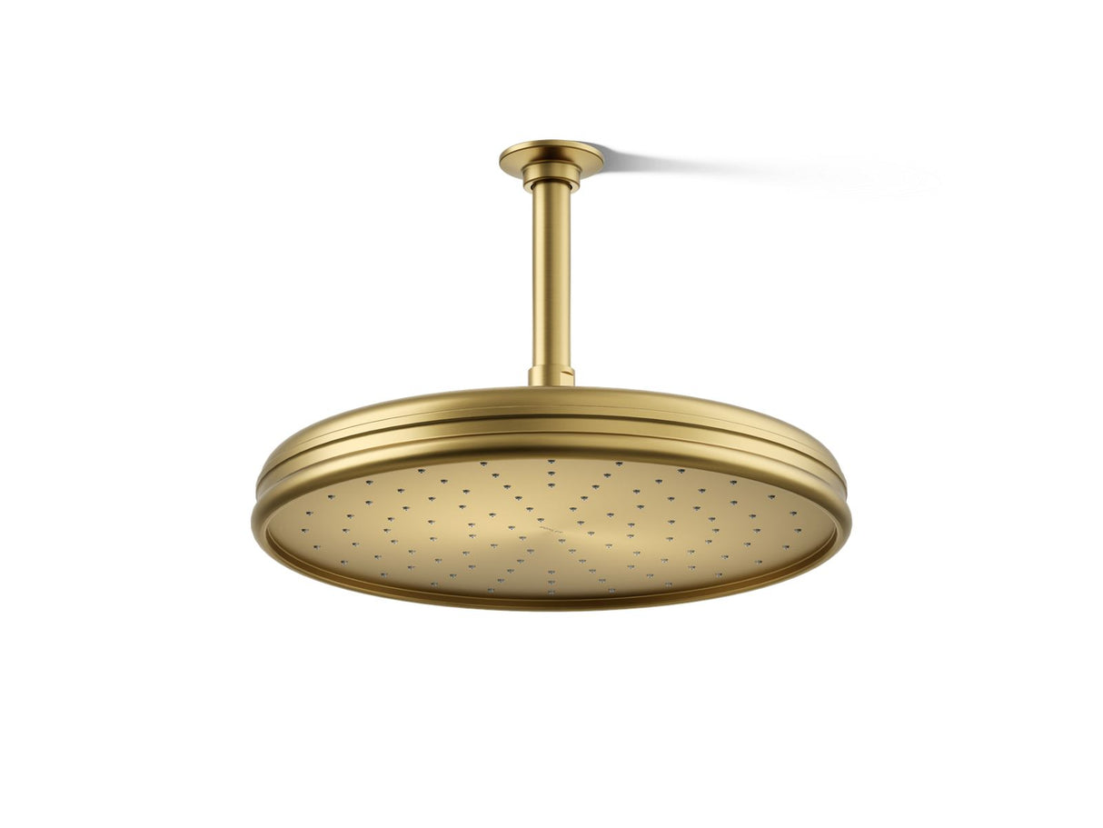 Traditional 12" single-function rainhead, 2.5 gpm
