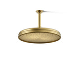 Traditional 12" single-function rainhead, 2.5 gpm