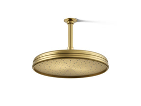 Traditional 12" single-function rainhead, 2.5 gpm