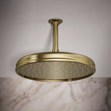 Traditional 12" single-function rainhead, 2.5 gpm