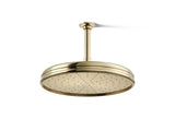 Traditional 12" single-function rainhead, 2.5 gpm