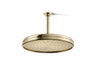 Traditional 12" single-function rainhead, 2.5 gpm