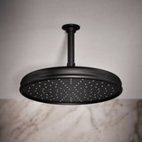 Traditional 12" single-function rainhead, 2.5 gpm