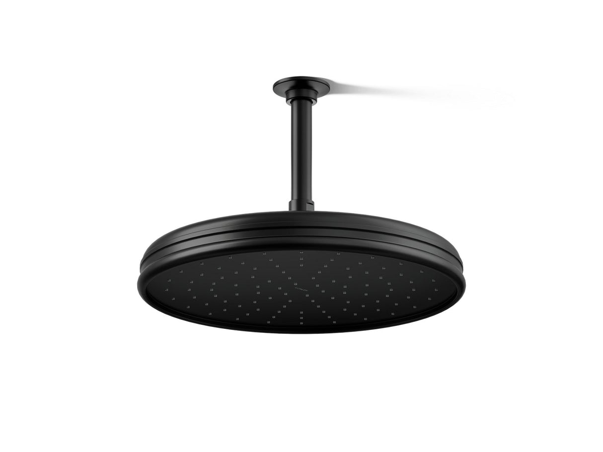 Traditional 12" single-function rainhead, 2.5 gpm