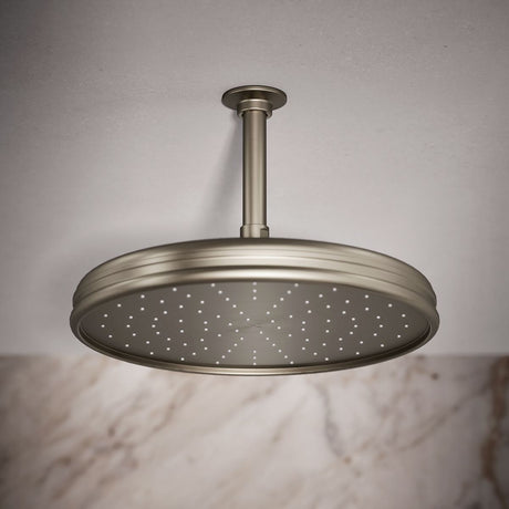 Traditional 12" single-function rainhead, 2.5 gpm
