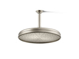 Traditional 12" single-function rainhead, 2.5 gpm