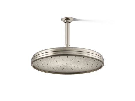 Traditional 12" single-function rainhead, 2.5 gpm