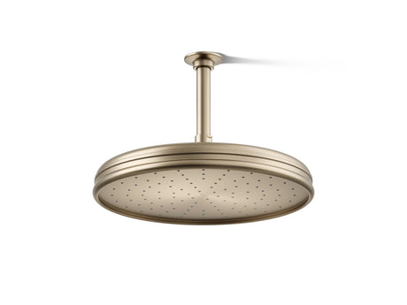 Traditional 12" single-function rainhead, 2.5 gpm