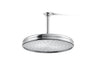 Traditional 12" single-function rainhead, 2.5 gpm