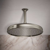 Traditional 12" single-function rainhead, 2.5 gpm