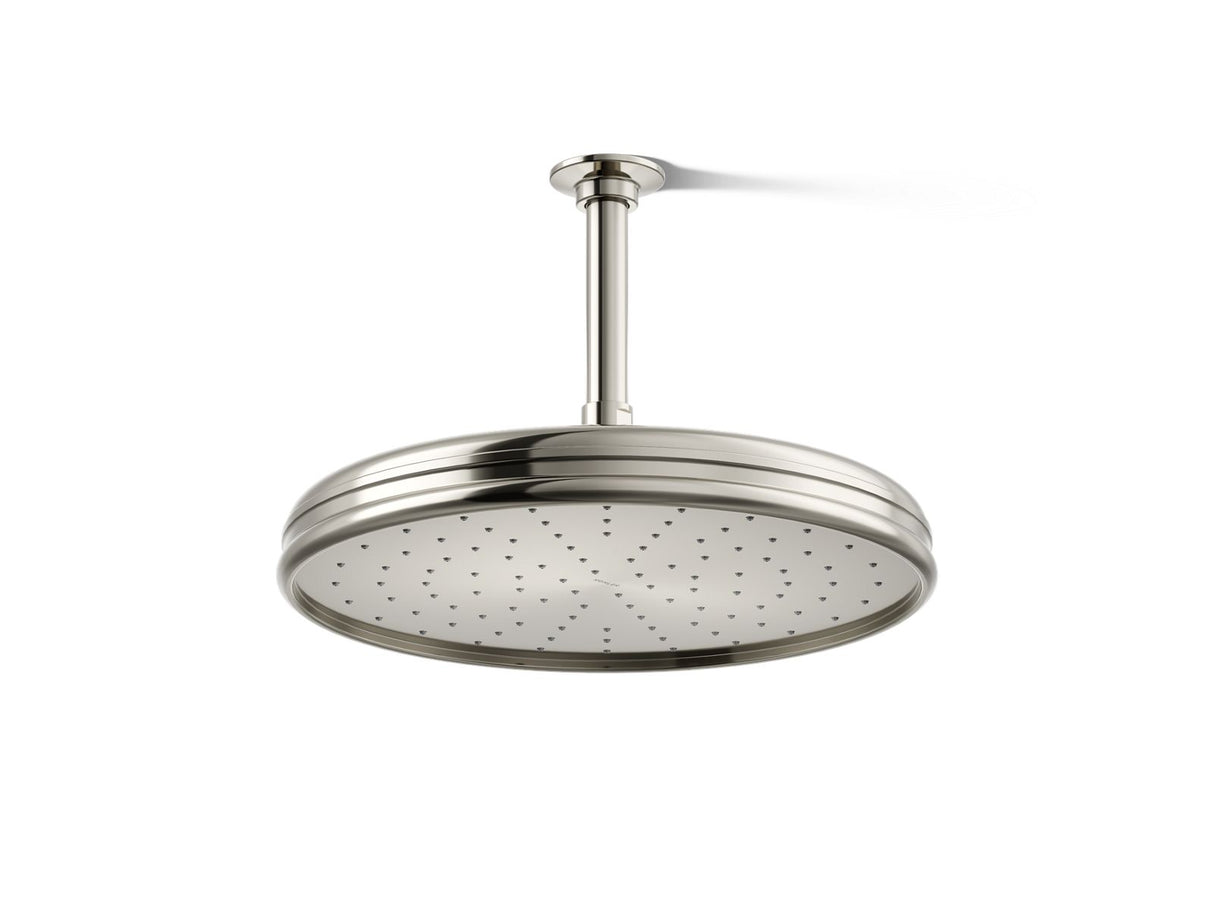 Traditional 12" single-function rainhead, 2.5 gpm