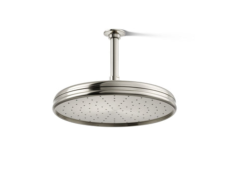 Traditional 12" single-function rainhead, 2.5 gpm