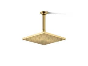 Contemporary Square 8" single-function rainhead, 1.75 gpm