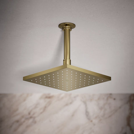 Contemporary Square 8" single-function rainhead, 1.75 gpm