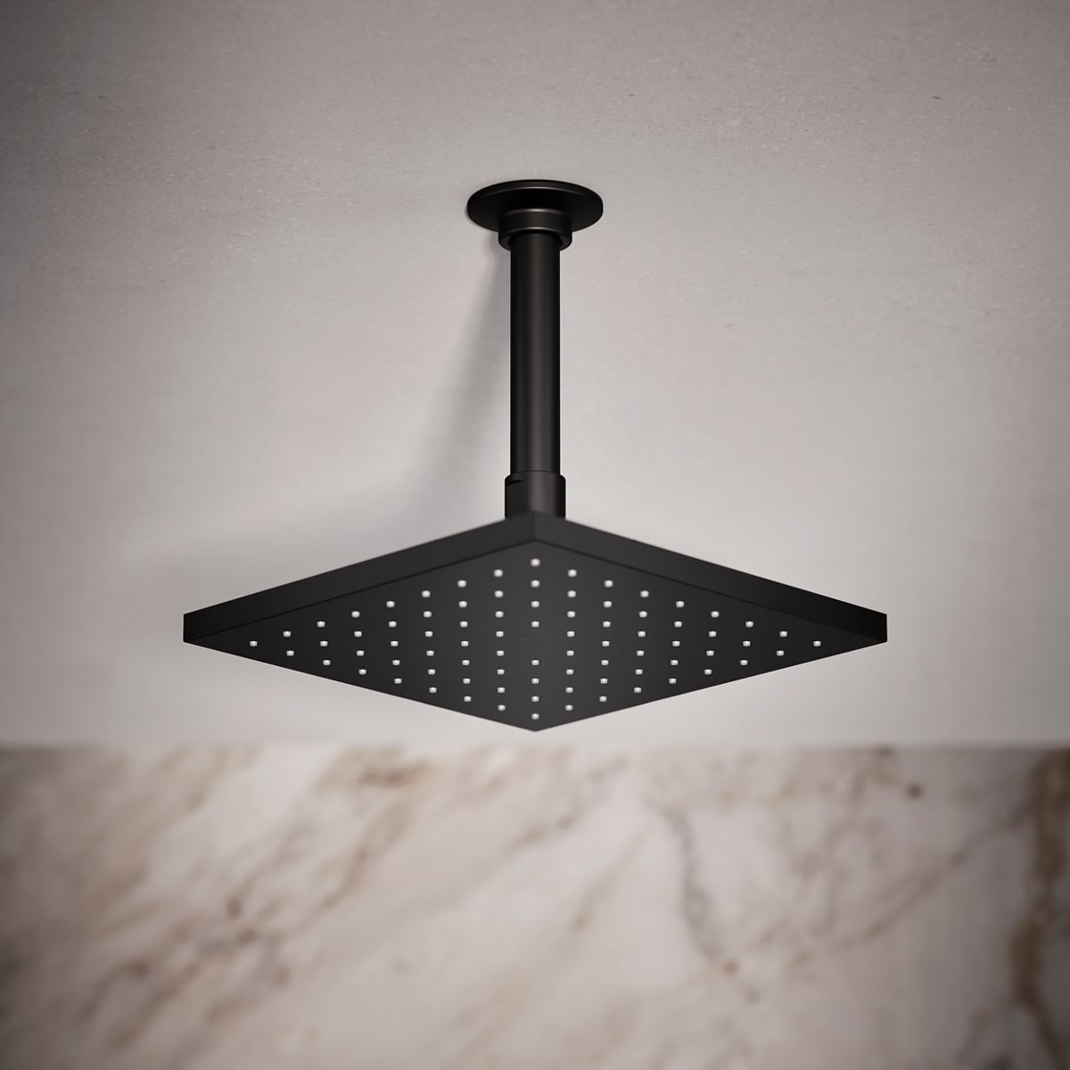 Contemporary Square 8" single-function rainhead, 1.75 gpm