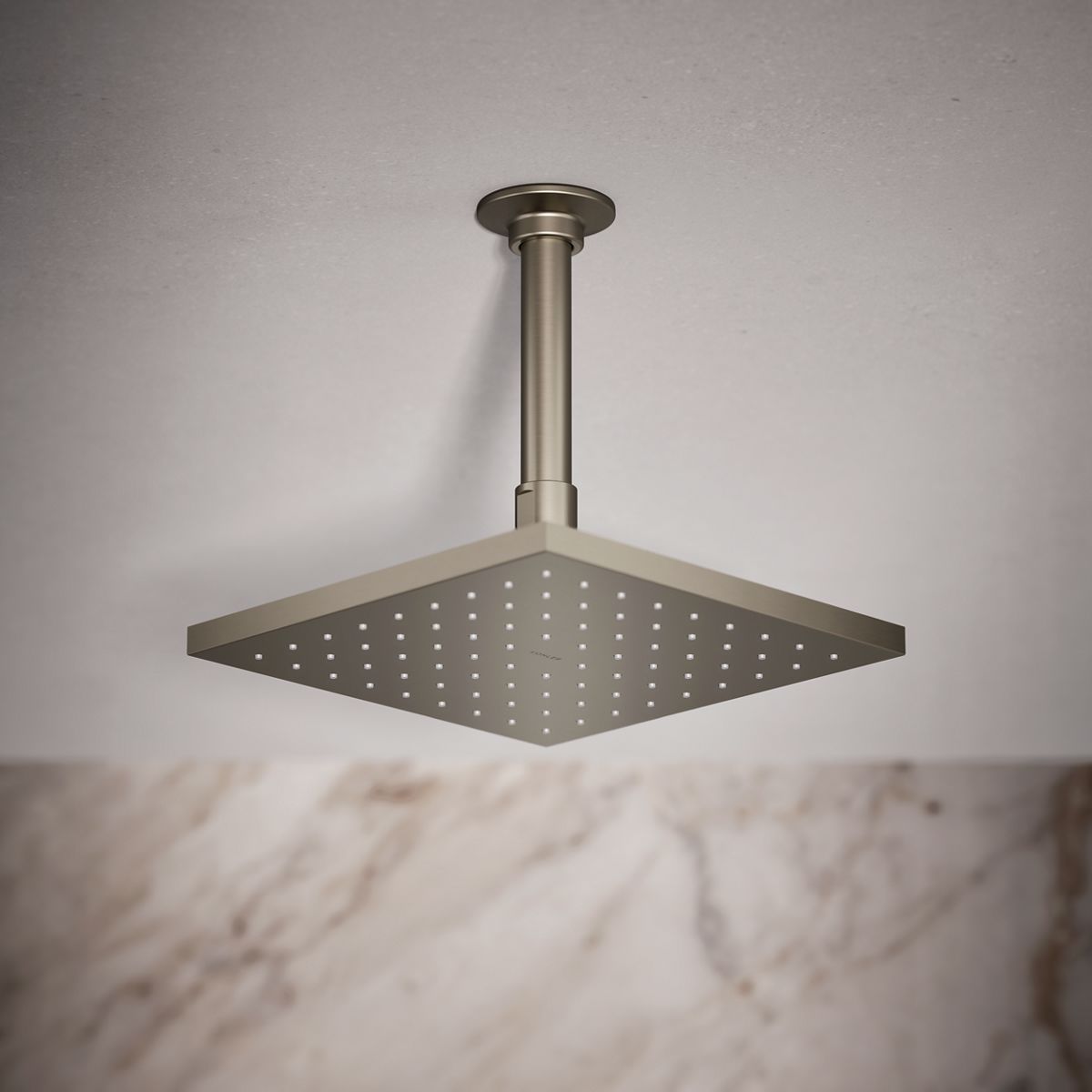 Contemporary Square 8" single-function rainhead, 1.75 gpm