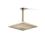 Contemporary Square 8" single-function rainhead, 1.75 gpm