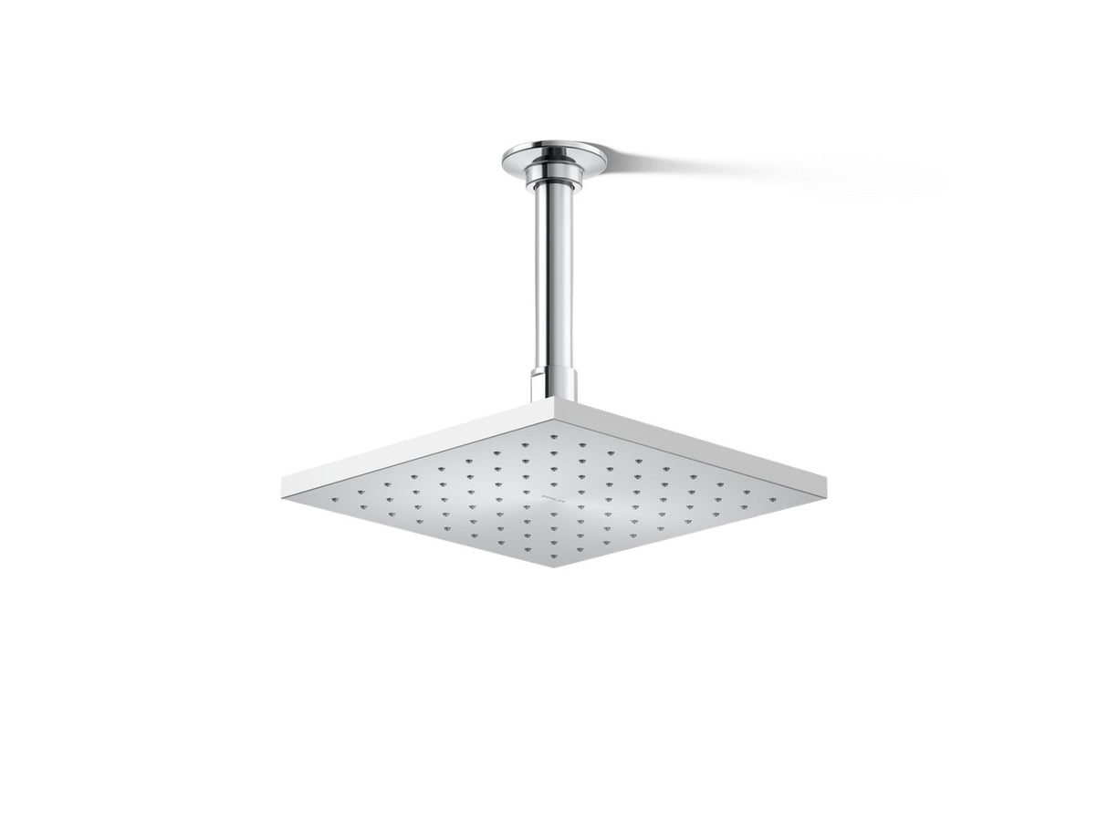 Contemporary Square 8" single-function rainhead, 1.75 gpm
