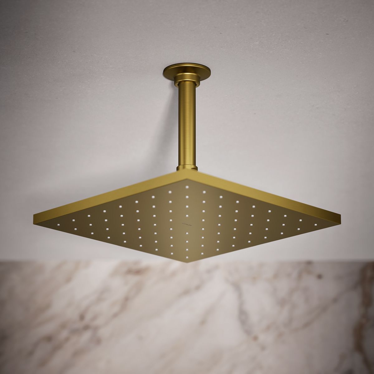 Contemporary Square 10" single-function rainhead, 1.75 gpm