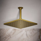 Contemporary Square 10" single-function rainhead, 1.75 gpm