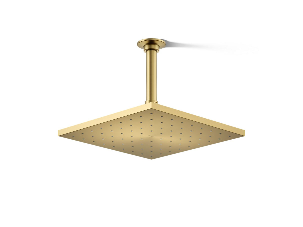 Contemporary Square 10" single-function rainhead, 1.75 gpm