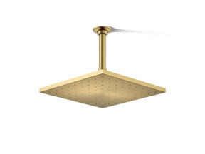 Contemporary Square 10" single-function rainhead, 1.75 gpm